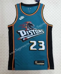 2022-2023 Retro Edition Detroit Pistons Blue #23 NBA Jersey-311