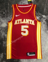 Atlanta Hawks Red #5 NBA Jersey-311