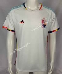 2022-2023 Belgium Away White Thailand Soccer Jersey AAA-503