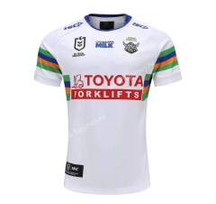 2022-2023 Raiders Away White Thailand Rugby Jersey