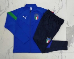 2022-2023 Italy Camouflage Blue Thailand Soccer Jacket Uniform-815