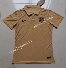 2022-2023 Barcelona Khaki Thailand Polo Shirt-807