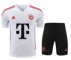 2022-2023 Bayern München White Thailand Training Soccer Uniform-418