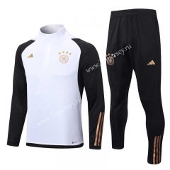 2022-2023 Germany White Thailand Soccer Tracksuit-815