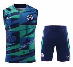 2022-2023 Inter Milan Blue&Green Thailand Soccer Jersey AAA-418