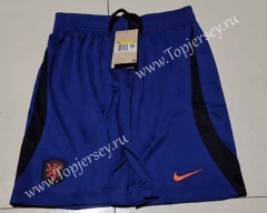 2022-2023 Netherlands Away Blue&Purple Thailand Soccer Shorts