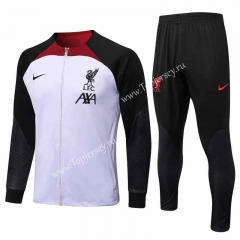 2022-2023 Liverpool Light Purple Thailand Soccer Jacket Uniform-815