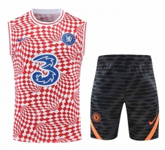 2022-2023 Chelsea Red Thailand Soccer Vest Uniform-418
