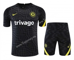 2022-2023 Chelsea Black Thailand Training Soccer Uniform-418