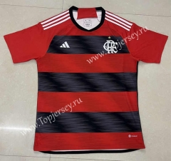 (S-4XL) 2023-2024 Flamengo Home Red&Black Thailand Soccer Jersey AAA-888