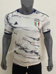 (S-4XL) 2023-2024 Italy Away White Thailand Soccer Jersey AAA-416