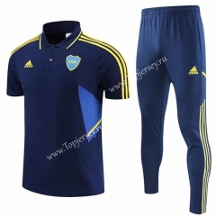 2023-2024 Boca Juniors Royal BlueThailand Polo Uniform-4627