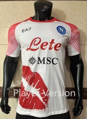 Player Version 2023-2024 Napoli White Thailand Soccer Jersey AAA