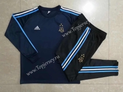 2022-2023 Argentina Royal Blue Thailand Soccer Tracksuit -815
