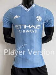 Player Version 2023-2024 Special Version Manchester City Blue Thailand Soccer Jersey AAA-SJ