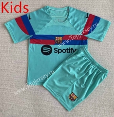 2023-2024 Concept Version Barcelona Laker Blue Kid/Youth Soccer Uniform-AY