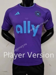 Player Version 2023-2024 Charlotte FC Away Purple Thailand Soccer Jersey AAA-9926