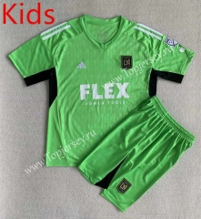 2023-2024 Los Angeles FC Goalkeeper Green Kids/Youth Soccer Uniform-AY