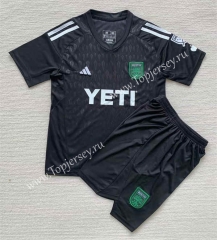 2023-2024 Austin FC Goalkeeper Black Soccer Uniform-AY