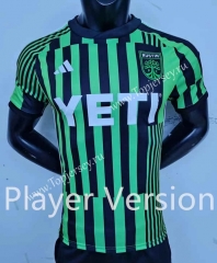 Player Version 2023-2024 Austin FC Home Black&Green Thailand Soccer Jersey AAA