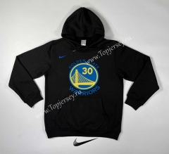 Golden State Warriors Black Tracksuit Top With Hat-GDP