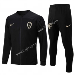 2023-2024 Corinthians Black Thailand Soccer Jacket Uniform-815