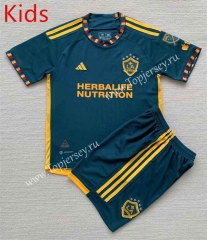 2023-2024 Los Angeles Galaxy Away Green Kids/Youth Soccer Uniform-AY