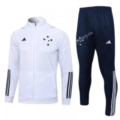 2023-2024 Cruzeiro EC White Thailand Soccer Jacket Uniform-815