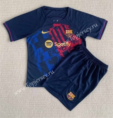 2023-2024 Concept Version Barcelona Royal Blue Soccer Uniform-AY