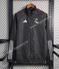 2023-2024 Real Madrid Black Thailand Trench Coats-GDP