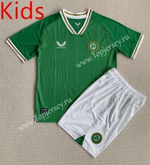 2023-2024 Ireland Home Green Kids/Youth Soccer Uniform-AY