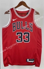 2023 Chicago Bulls Red #33 NBA Jersey-311