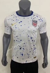 2023-2024 USA Home White Thailand Soccer Jersey AAA-416