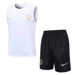 2023-2024 Corinthians White Thailand Soccer Vest Uniform -815