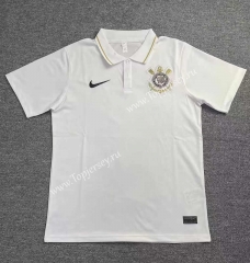 2023-2024 Corinthians White Thailand Polo Shirt-2044