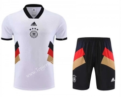2023-2024 Germany White Thailand Soccer Uniform-0299