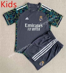 2023-2024 Concept Version Real Madrid Gray Kids/Youth Soccer Uniform-AY