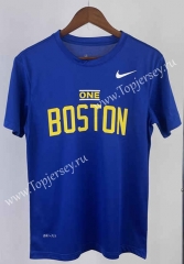 Boston Celtics Blue NBA Cotton T-shirt-311