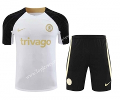 2023-2024 Chelsea White Thailand Training Soccer Uniform-418