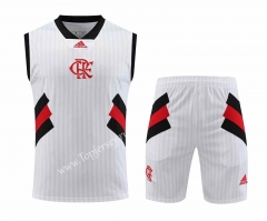 2023-2024 Flamengo White Thailand Soccer Vest Uniform-418