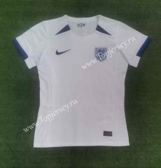 2023-2024 England Home White Women Thailand Soccer Jersey AAA-416