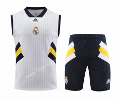 2023-2024 Real Madrid White Thailand Soccer Vest Uniform-418