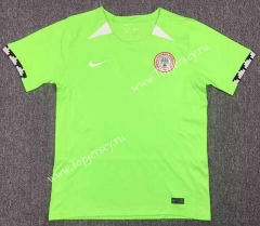 2023-2024 Nigeria Home Fluorescent Green Thailand Soccer Jersey AAA-417