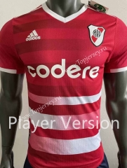Player Version 2023-2024 River Plate Away Red Thailand Soccer Jersey AAA-518