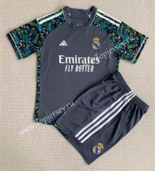 2023-2024 Concept Version Real Madrid Gray Soccer Uniform-AY