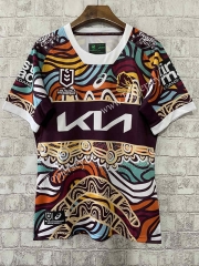 2023-2024 Native Version Mustang Colorful Thailand Rugby Shirt
