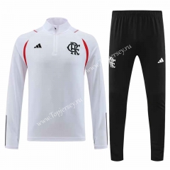 2023-2024 Flamengo White Thailand Soccer Tracksuit-7411