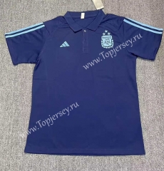 2023-2024 Argentina Royal Blue Thailand Polo Shirt-817