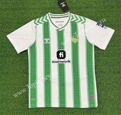(S-4XL)  2023-2024 Real Betis Home White&Green Thailand Soccer Jersey AAA-403