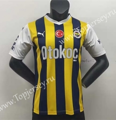 2023-2024 Fenerbahçe Home Yellow&Blue Thailand Soccer Jersey AAA-5177
